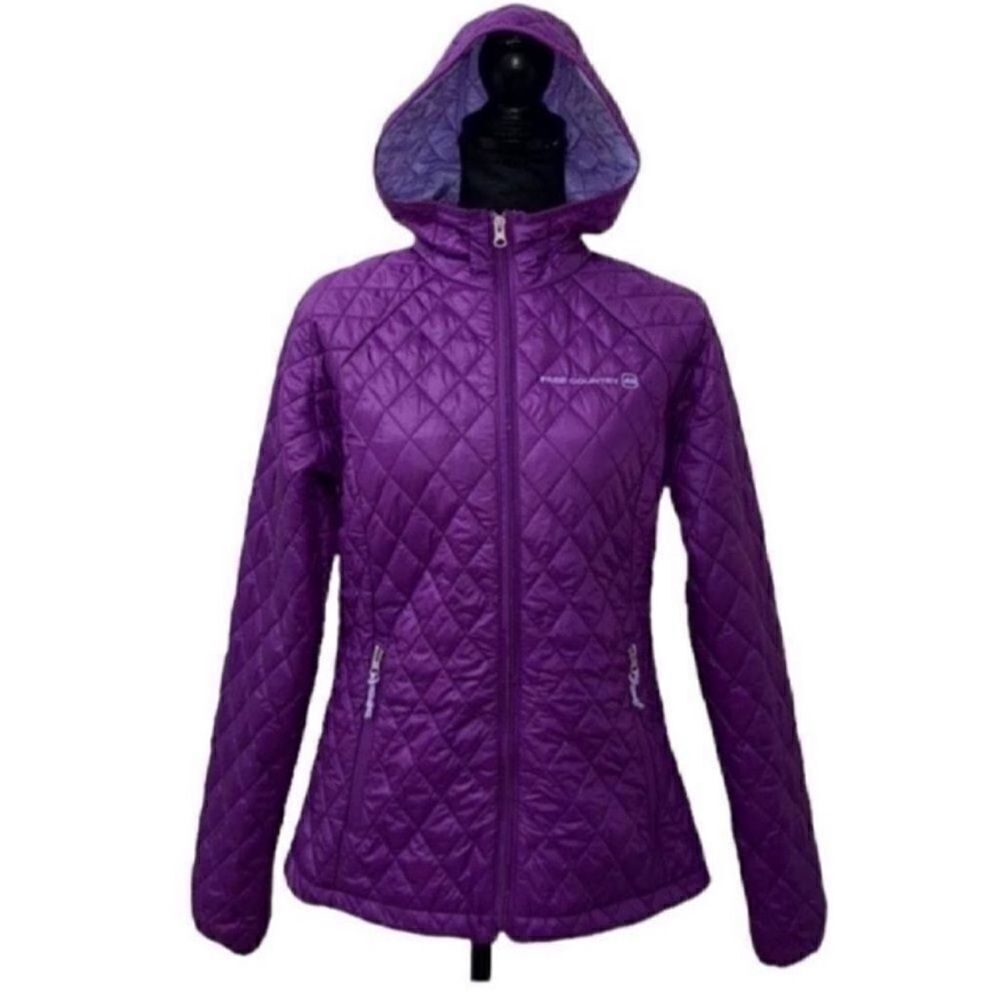 Free Country Purple Lightweight Quilted
Jacket(Size Small)